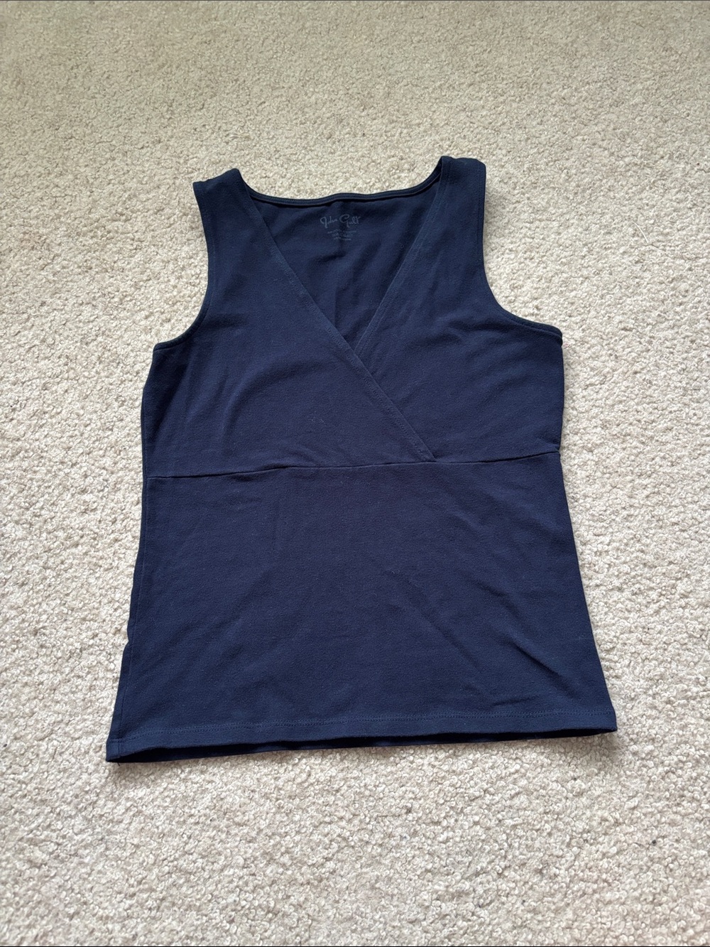 Brandy Melville / John Galt Navy Wrap-Front style Tank Top